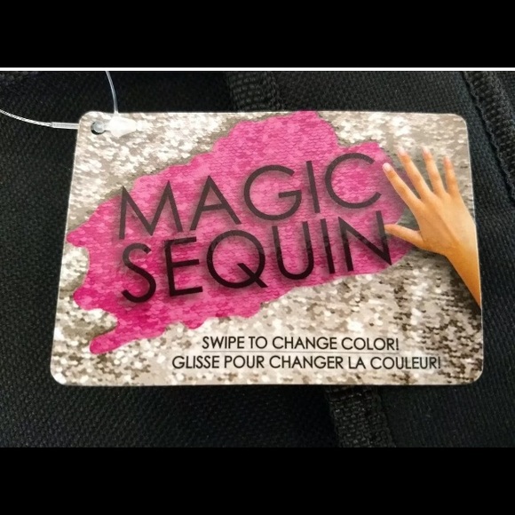 Mermaid Look Flip Sequin Rave Backpack Iridescent - Picture 7 of 8